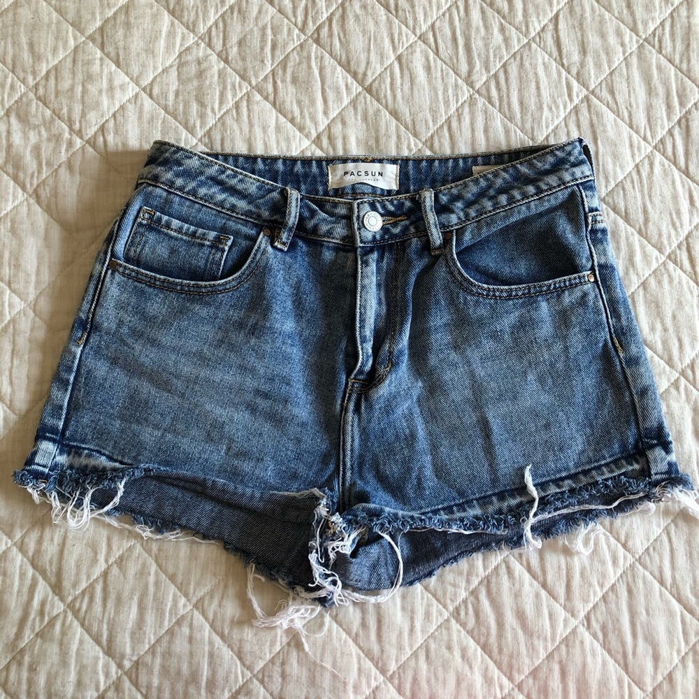 Pacsun High Rise Denim Shorts